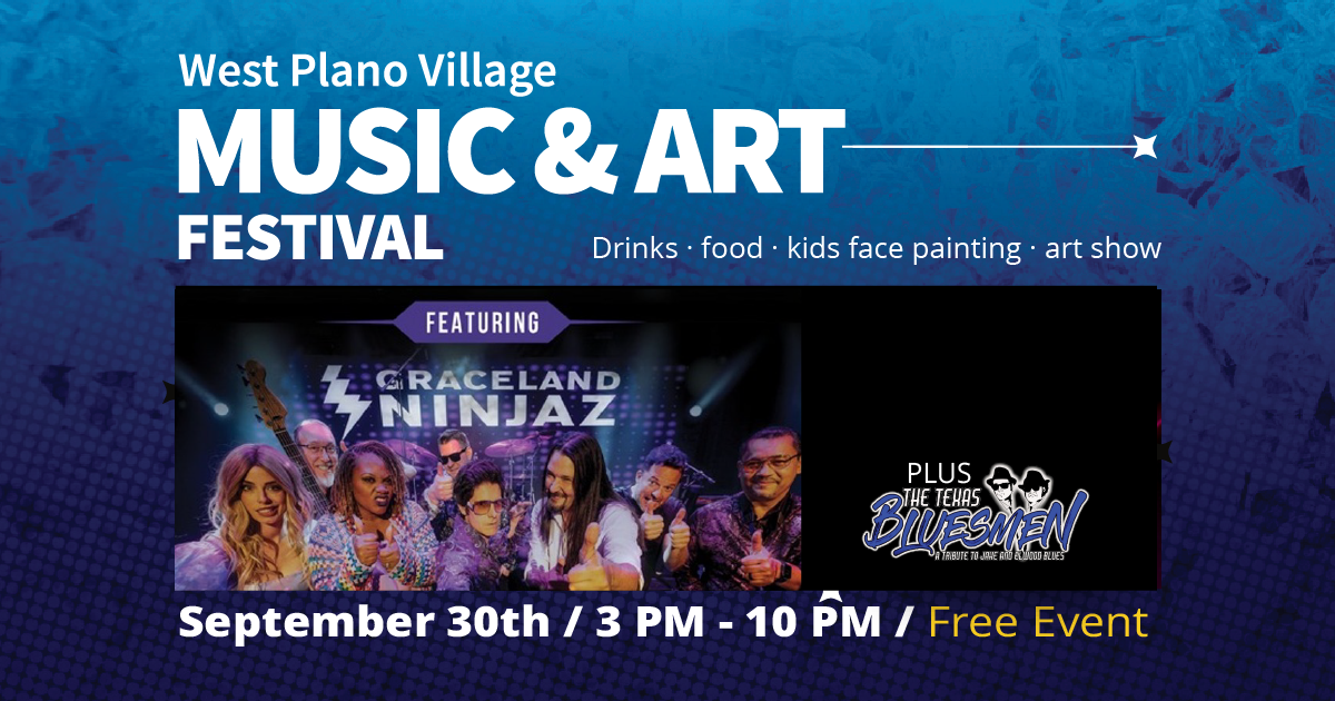 West Plano Village Music & Art Festival Event-BANNER